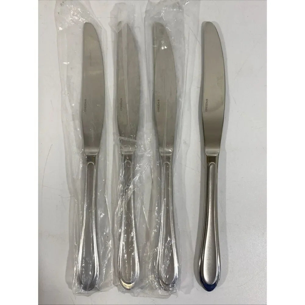 Oneida Joann Flatware NEW Dinner Knife Set Of (4) 9.5